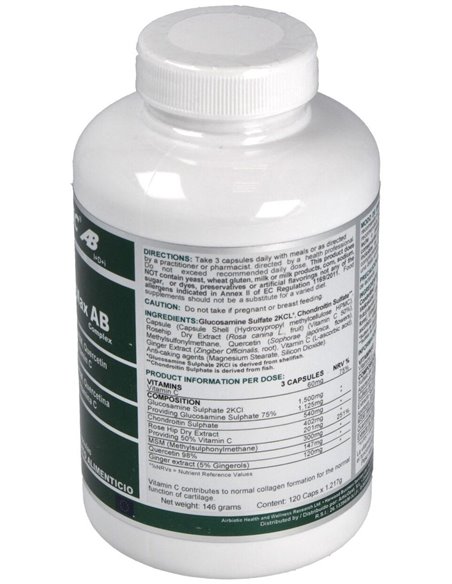 Glucosamina Max Ab Complex 120Cap. de Airbiotic