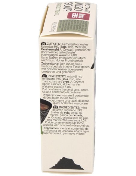 Sopa Miso Tradicional Instantanea 4Sbrs. Bio Vegan de Lima