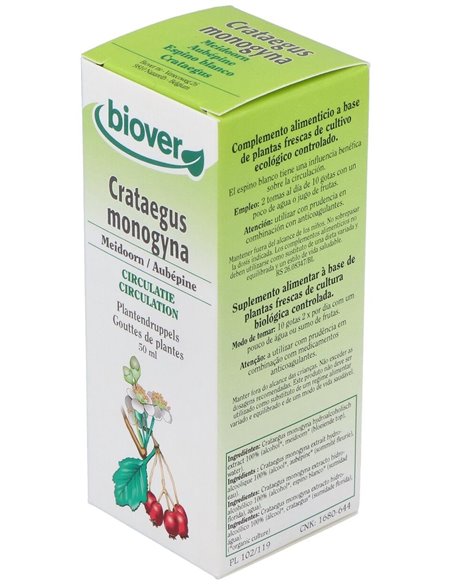 Ext. Crataegus Monogyna (Espino Blanco) 50Ml. de Biover
