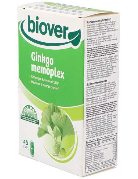 Memoria Y Concentracion (Ginkgo Memoplex 45Cap. de Biover