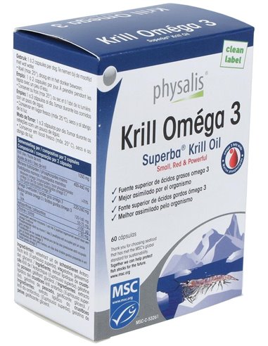 Krill Omega 3 60Cap. de Physalis
