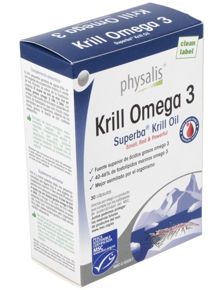 Krill Omega 3 30Cap. de Physalis