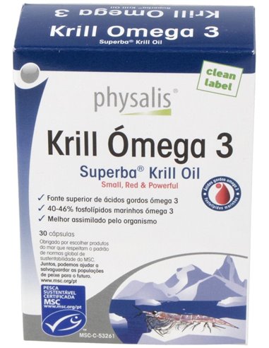 Krill Omega 3 30Cap. de Physalis