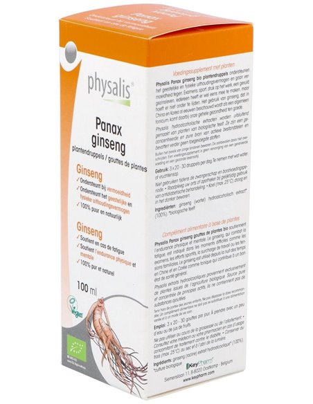 Ext. Panax Ginseng 100Ml. Bio de Physalis