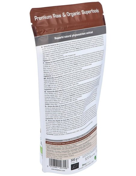 Cacao Nibs 300Gr. Bio de Biotona