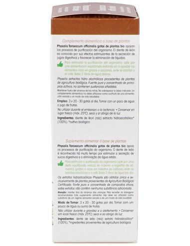 Ext. Diente De Leon (Taraxacum O.) 100Ml. Bio de Physalis