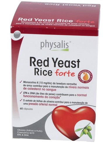 Levadura roja de arroz FORTE 60 capsulas Physalis