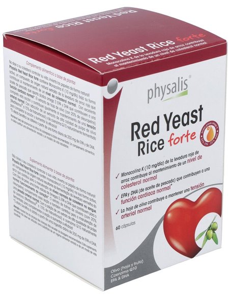 Levadura roja de arroz FORTE 60 capsulas Physalis