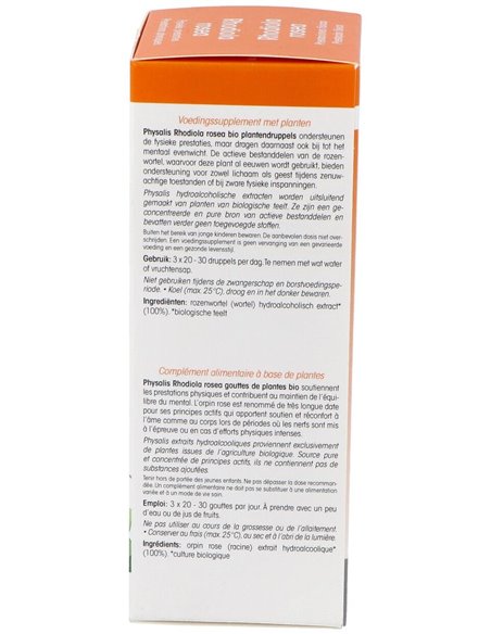 Ext. Rhodiola Rosea 100Ml. Bio de Physalis