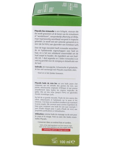 Aceite De Ricino 100Ml. Bio de Physalis