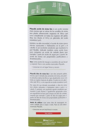 Aceite De Ricino 100Ml. Bio de Physalis