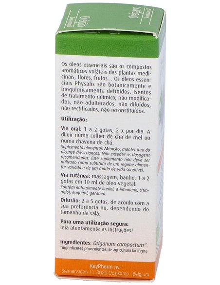 Esencia Oregano 10Ml. Bio de Physalis