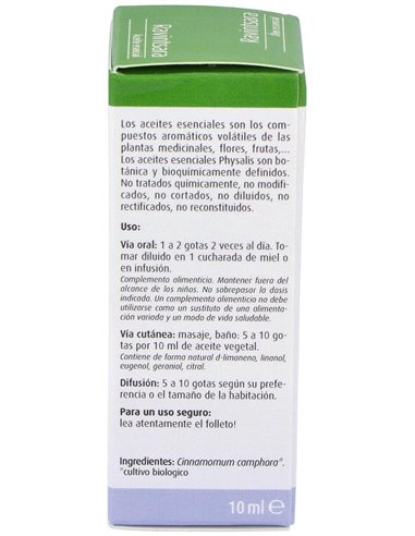 Esencia Ravintsara 10Ml. Bio de Physalis
