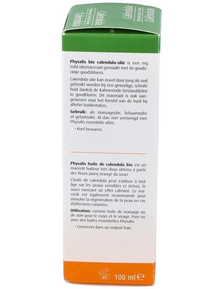 Calendula Aceite Vegetal 100Ml. Bio de Physalis