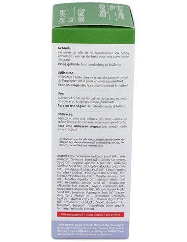 Respiration Respira Libre Aceite Masaje 100Ml. Bio de Physalis