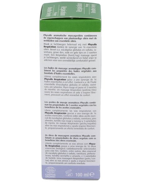Respiration Respira Libre Aceite Masaje 100Ml. Bio de Physalis