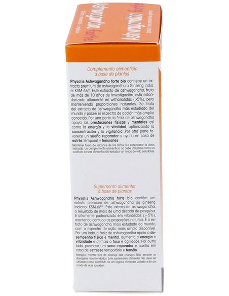 Ashwagandha Forte 30Comp. Bio de Physalis
