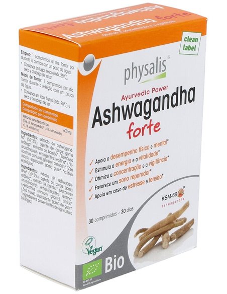 Ashwagandha Forte 30Comp. Bio de Physalis