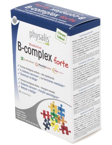 Vit B Complex Forte 30Comp. de Physalis