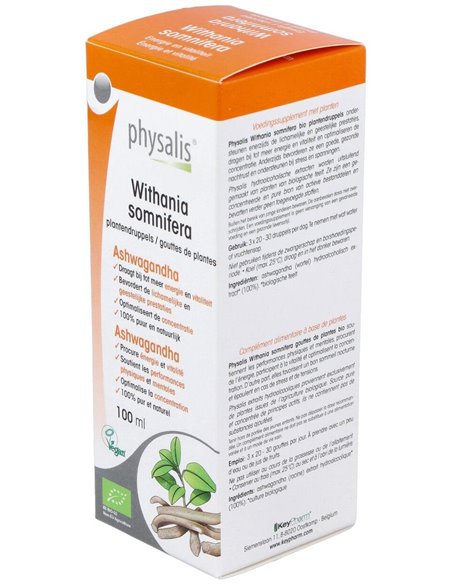 Ashwadandha Extracto 100Ml. Bio de Physalis