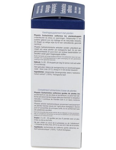 Tintura Eschscholtzia Californica (Amapola) de Physalis