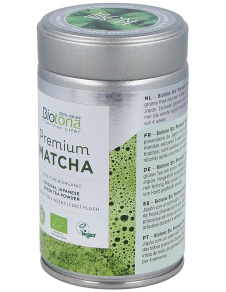 Premium Matcha 80Gr. Eco Vegan de Biotona