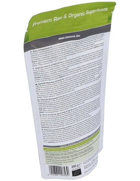 Wheat Grass Raw Juice Powder de Biotona