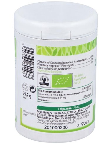 Curcuma Magnum 3200 60Cap. Bio de Be-Life