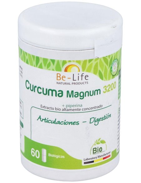 Curcuma Magnum 3200 60Cap. Bio de Be-Life