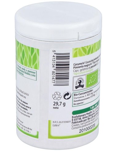 Curcuma Magnum 3200 60Cap. Bio de Be-Life