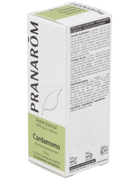 Cardamomo Aceite Esencial 5Ml. de Pranarom Aceites