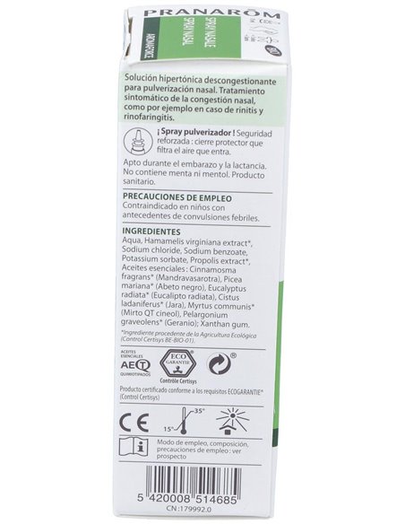 Aromaforce Nasal Spray 15Ml. de Pranarom P.Acabado