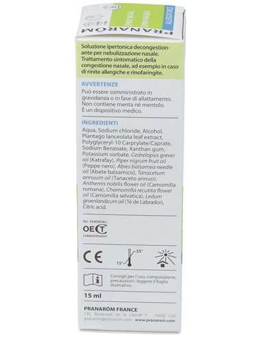 Allergoforce Spray Nasal 15Ml. de Pranarom P.Acabado