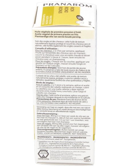 Ricino Aceite Vegetal 50Ml. de Pranarom Aceites
