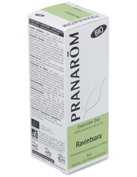 Ravintsara Hoja Aceite Esencial Bio 10Ml. de Pranarom Aceites