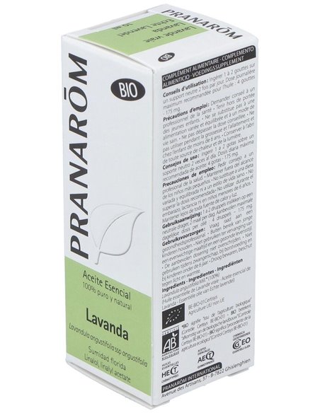 Lavanda Aceite Esencial Bio 10Ml. de Pranarom Aceites
