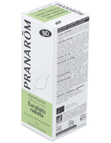 Eucalipto Radiata Hoja Aceite Esencial Bio 10Ml. de Pranarom Aceites
