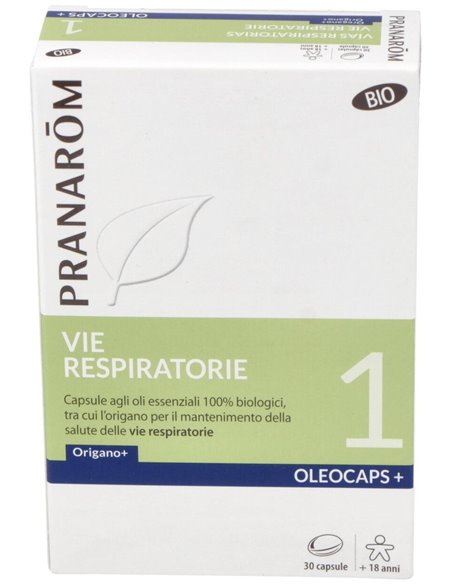 Oleocaps+ Plus 1 Vias Respiratorias 30Cap. Bio de Pranarom P.Acabado
