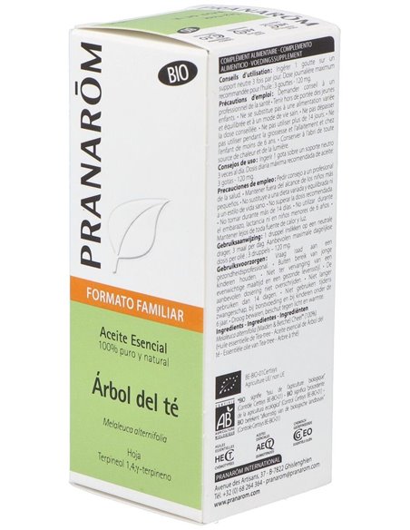 Arbol Del Te Hoja Aceite Esencial Bio 30Ml. de Pranarom Aceites