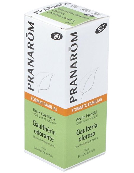 Gaulteria Olorosa Hoja Aceite Esencial Bio 30Ml. de Pranarom Aceites