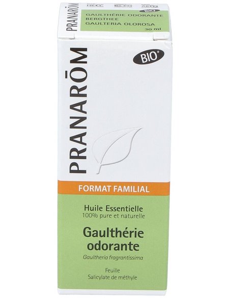 Gaulteria Olorosa Hoja Aceite Esencial Bio 30Ml. de Pranarom Aceites