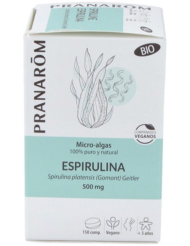Espirulina Micro Algas 150Comp. Bio Vegan de Pranarom P.Acabado