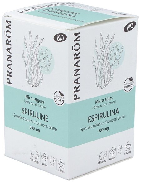 Espirulina Micro Algas 150Comp. Bio Vegan de Pranarom P.Acabado
