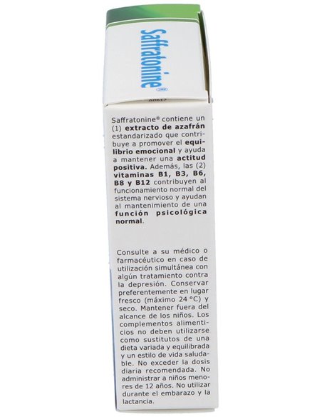 Saffratonine (Azafran Y Otros) 30Cap. de Biover