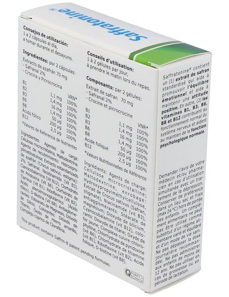 Saffratonine (Azafran Y Otros) 30Cap. de Biover