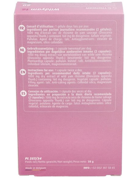 Wild Yam 16% 60Cap. Ortho-Nat de Ortho Nat