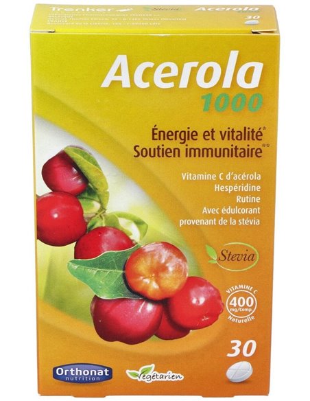 Acerola 1000Mg. 30Comp. de Ortho Nat