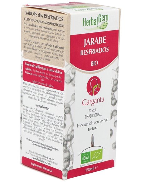 Jarabe Resfriados Calmante Garganta 150Ml. de Herbalgem