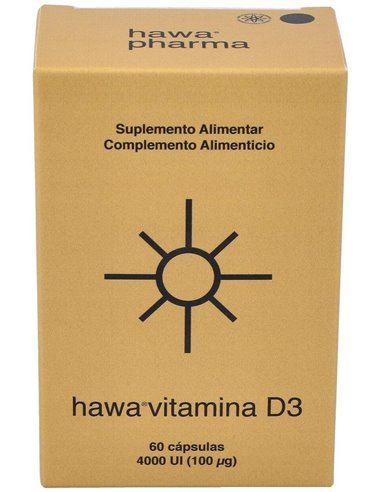 Hawa Vitamina D3 4000Ui 60Cap. de Hawa Pharma