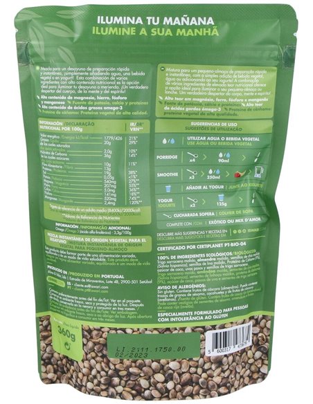 Despertar De Buda Proteina De Cañamo 360Gr. Bio de Iswari